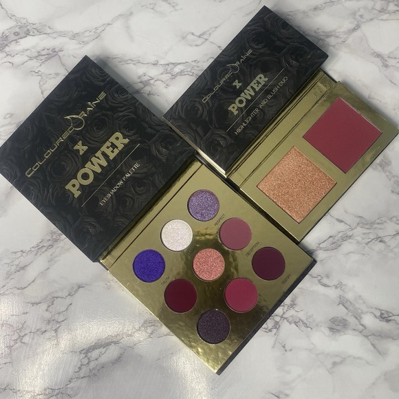 Coloured Raine X Power Eyeshadow Palette + Blush Highlight Duo Limited Edition